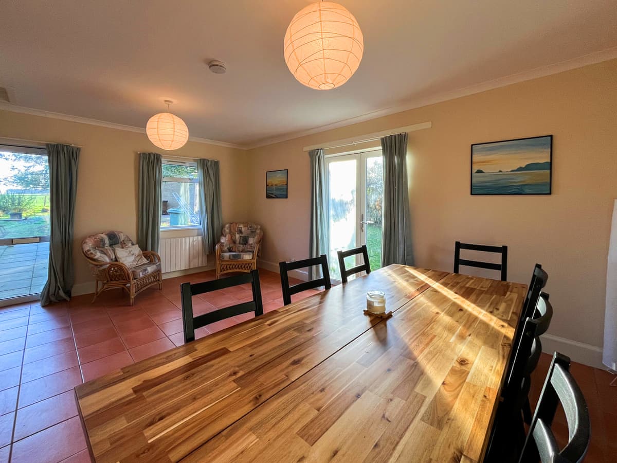 Dining area at Holly Croft